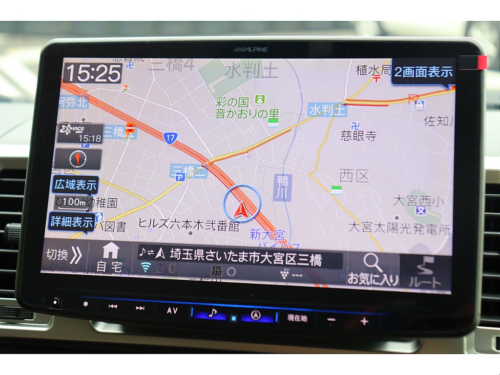 大画面のＢＩＧ－Ｘ１１インチナビを装着済み！