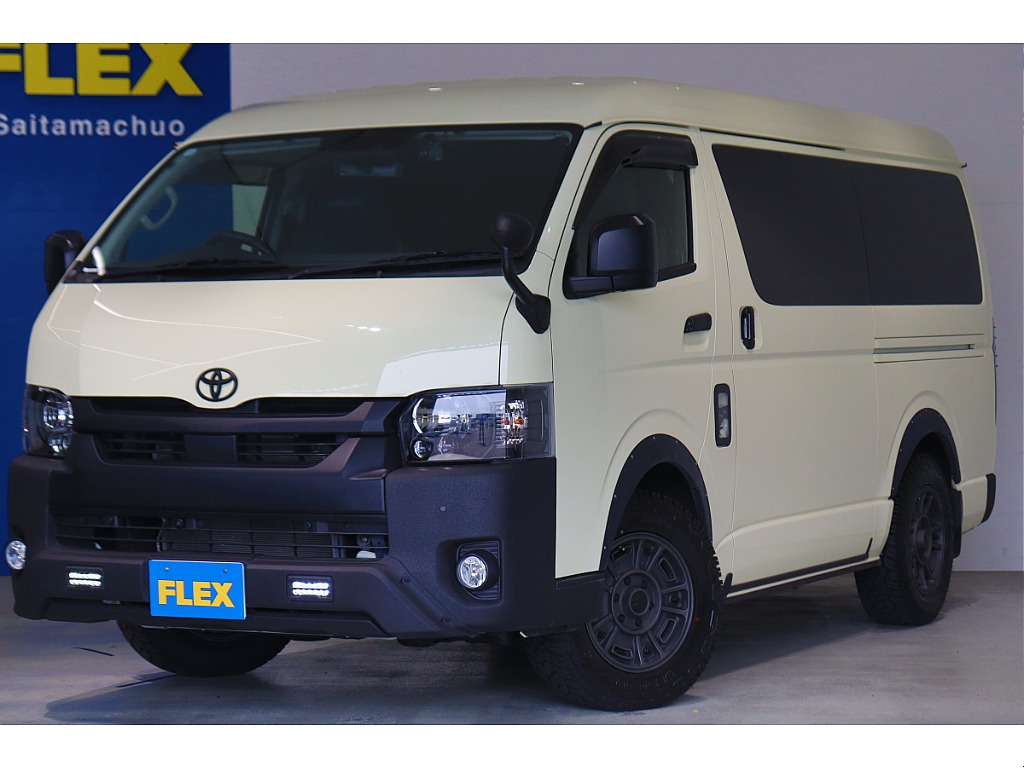 【買取直販】令和２年式　ワゴンGL4WD　オフロード仕様　特設ライトイエロー　運転席BRIDEシート　リクライニング加工　フローリング施工　ZEROワゴンベット　7インチナビ　10インチ後席モニター！