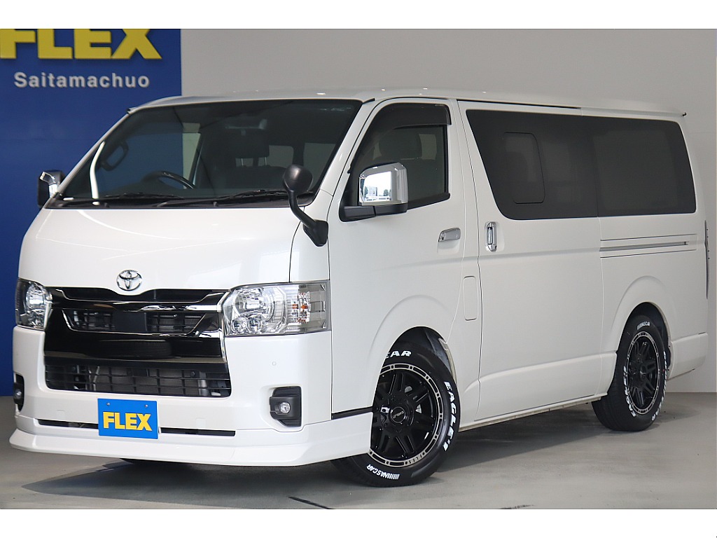 【厳選中古】スーパーGL　ダークプライムⅡ　ディーゼル２WD　小窓付きスライドドア　ローダウンスタイル　デジタルインナーミラー　FLEXカスタム多数！