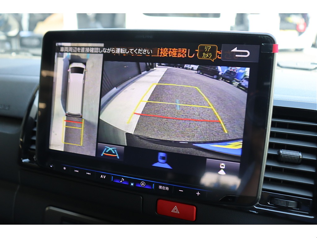 駐車時も安心なパノラミックビューモニターも完備しております！