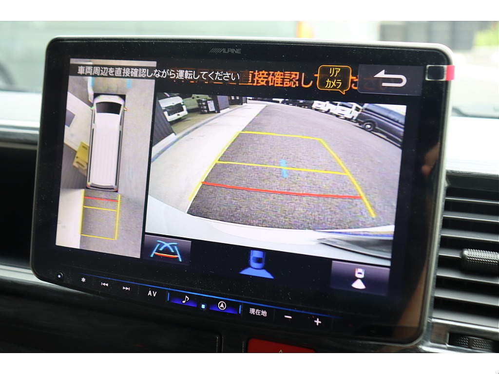 パノラミックビューモニターも装着済みでＢＩＧ－Ｘ１１インチナビなら大画面で確認可能です！