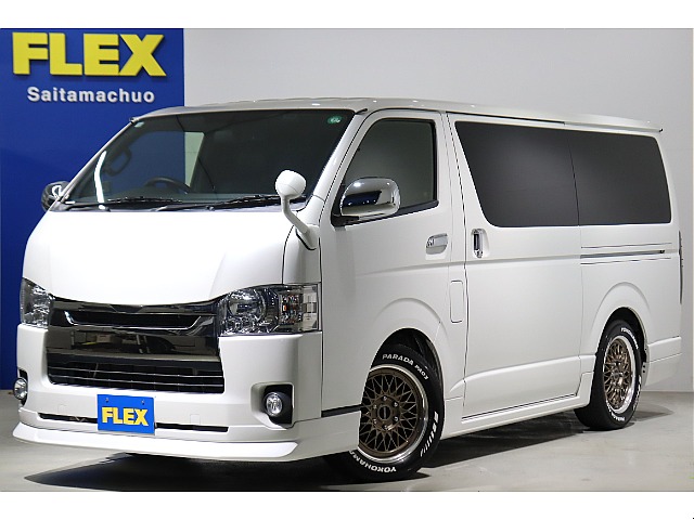 【厳選中古】ハイエースバン　スーパーGL　ダークプライムⅡ　ディーゼル4WD　バッドフェイス　モデリスタ　LEDテール　ベッドキット　パナソニックナビ！
