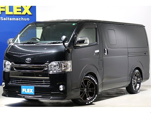 【厳選中古】ハイエースバン　ダークプライム　ディーゼル２WD　FLEXカスタム