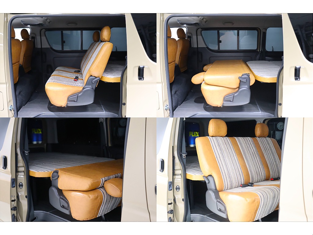 2列目にはゆったり座れる3人掛けシートです！