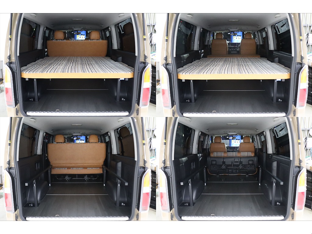 シーンに合わせたシートアレンジが自由自在です☆