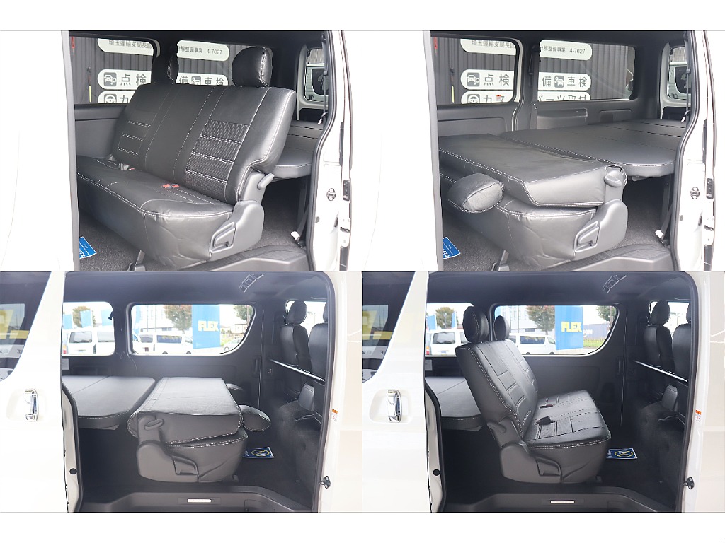 2列目には、ゆったり座れる3人掛けシート！