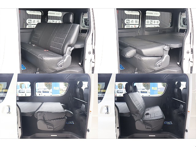 2列目には、ゆったり座れる3人掛けシート！