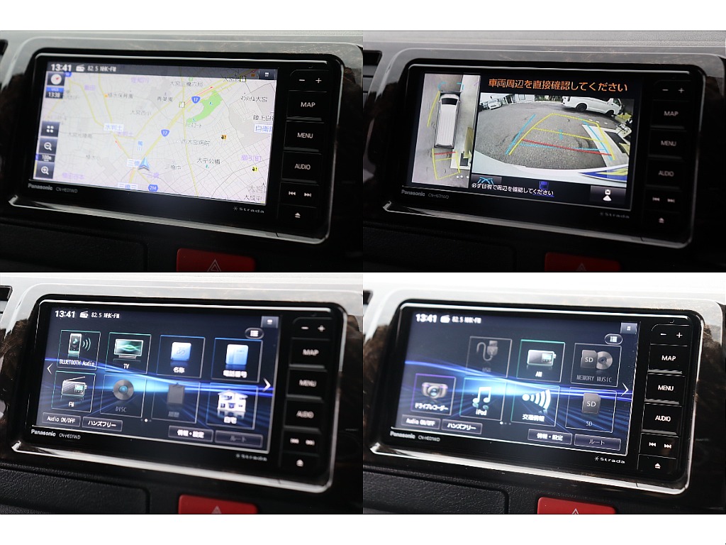 パノラミックビューモニターも完備！