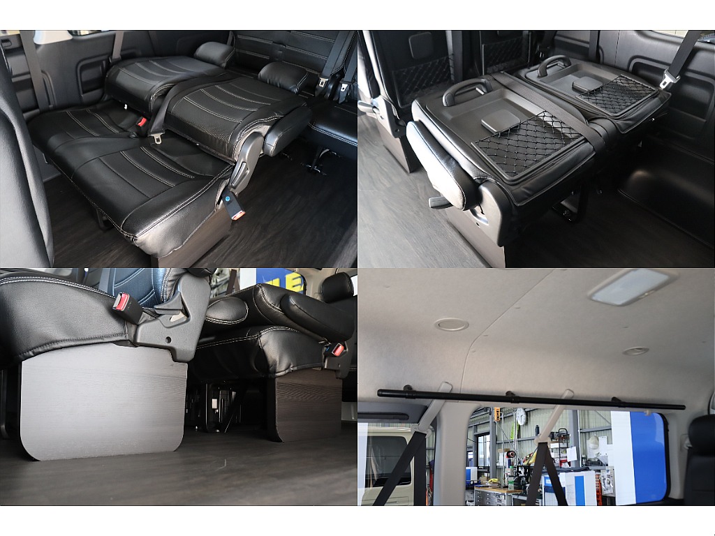 ３列目シートは前後リクライニング加工済みです！