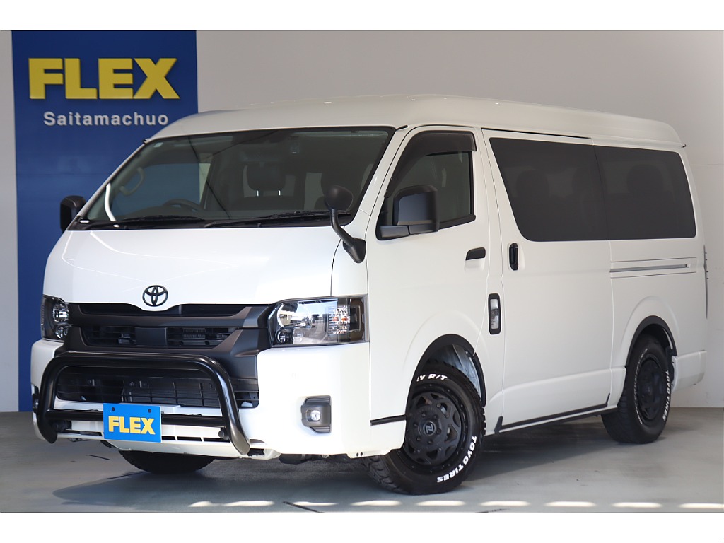 【買取直販１オーナー】令和５年ハイエースW　GL４WD　床張り施工　ブラックエディション仕様/オフロードパッケージ