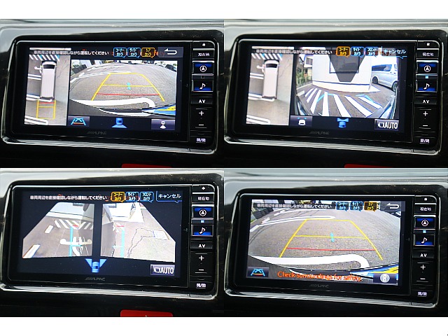 駐車時も安心なパノラミックビューモニターを完備！