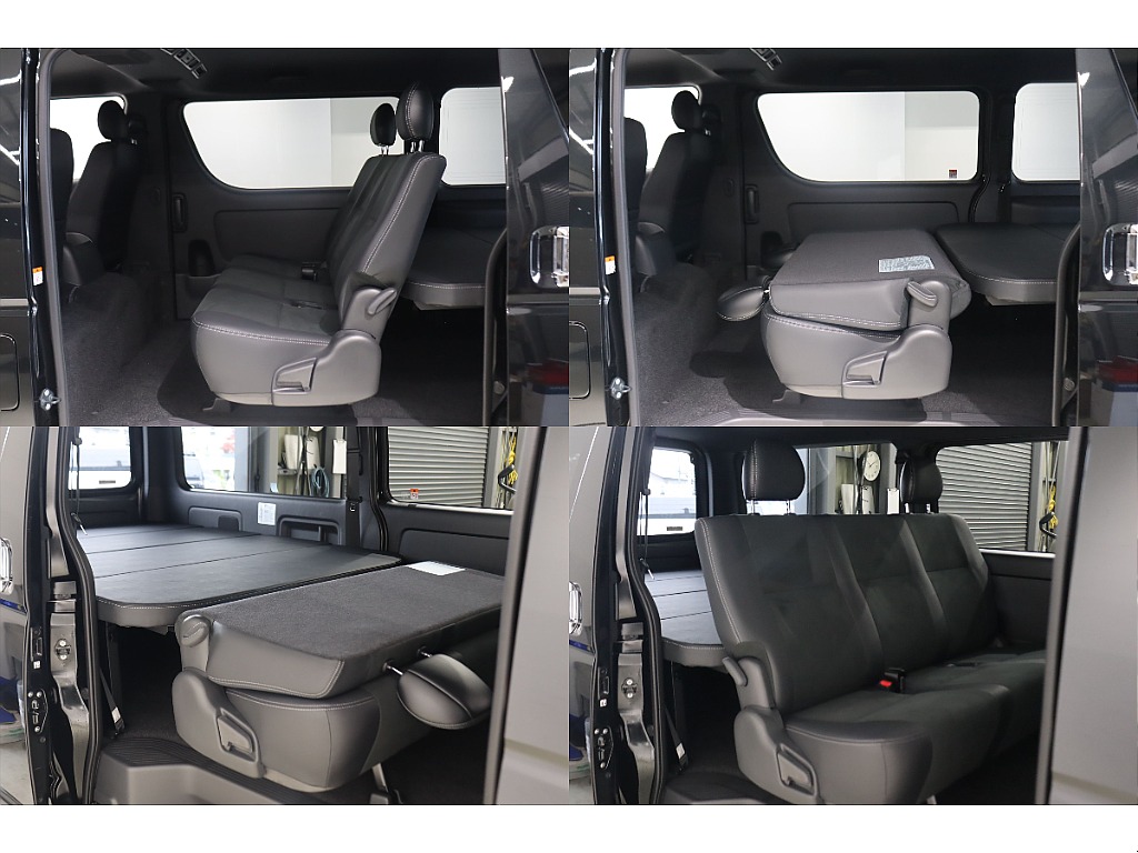 2列目もゆったり座れる3人掛けシート！