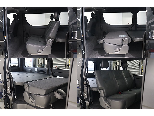 2列目もゆったり座れる3人掛けシート！