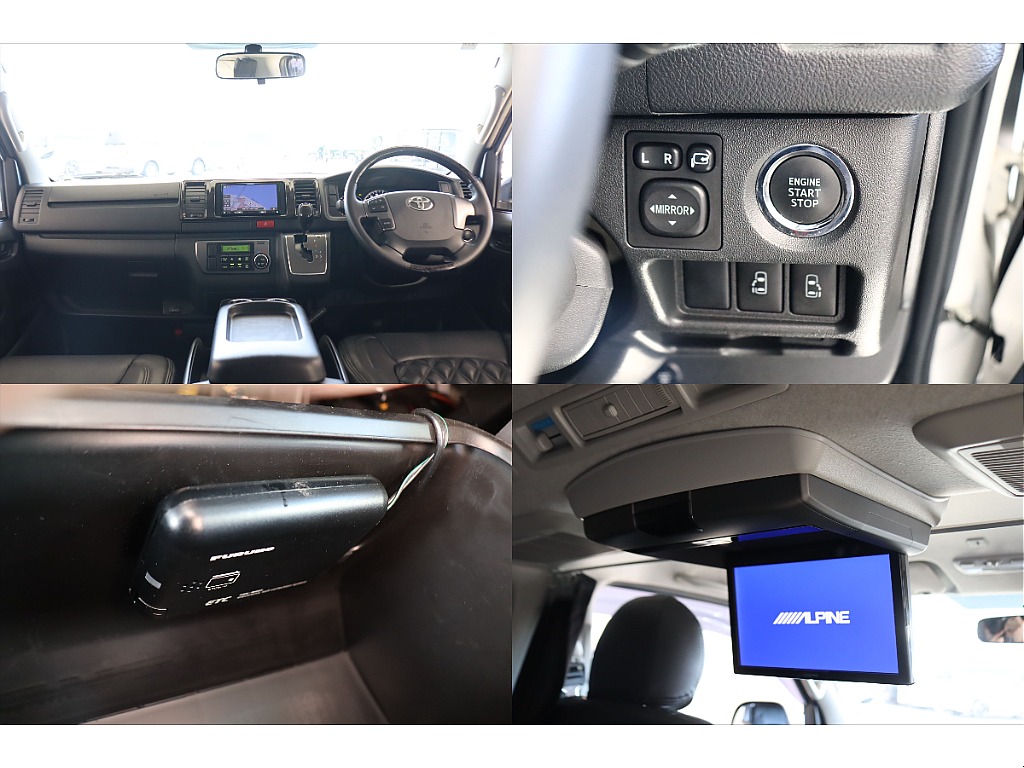 パワースライドドアや後席モニターなどついてると嬉しい装備も多数ございます☆