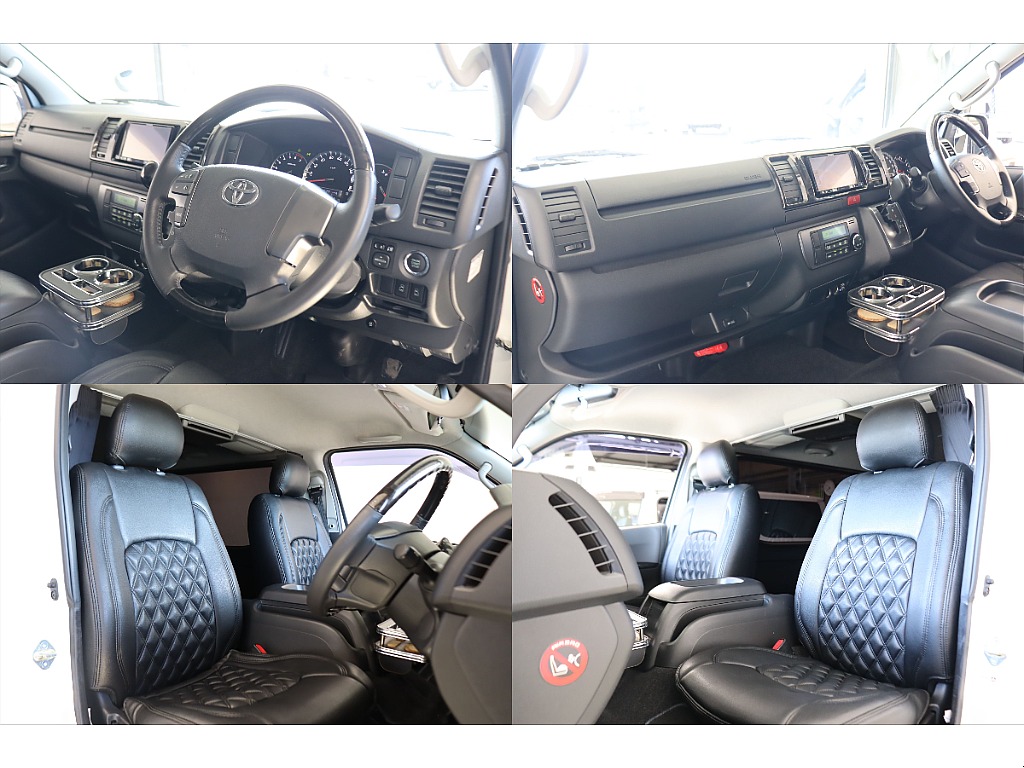 全席シートカバーも装着済み！新品へのカスタムも可能！