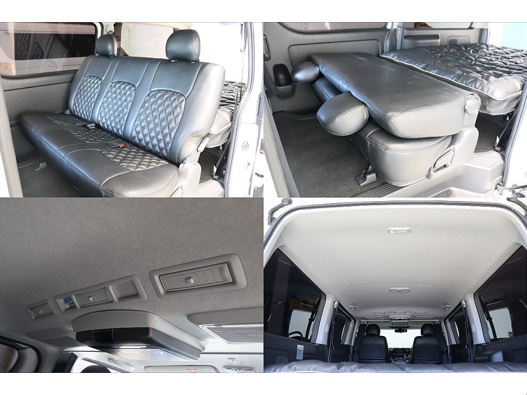 セカンドシートは可倒式でベットスペースも拡充も可能です☆