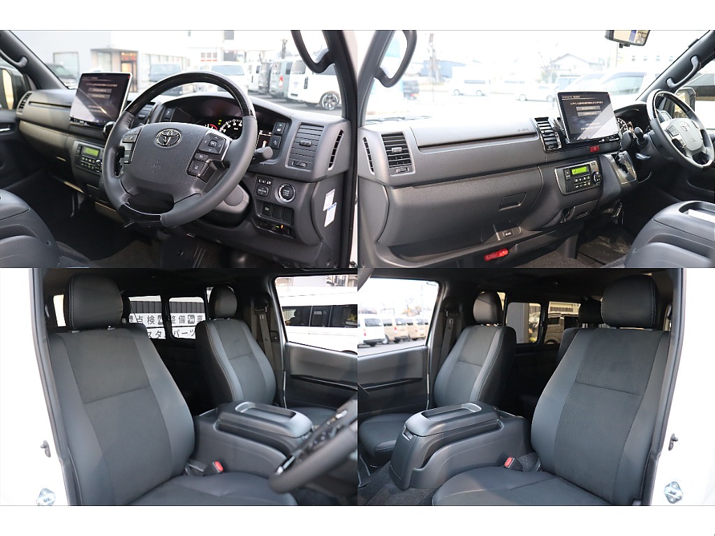 ダークプライムⅡ専用ハーフレザーシートにウッドコンビ内装☆