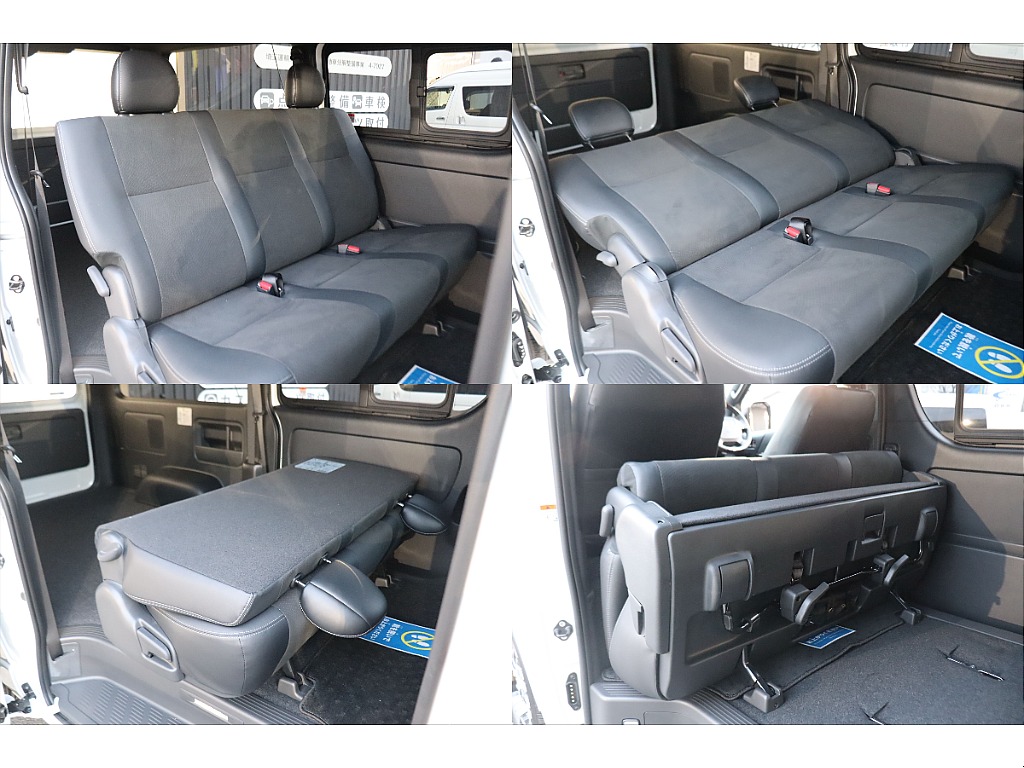 セカンドシートは可倒式で広々ラゲージスペースも確保可能☆