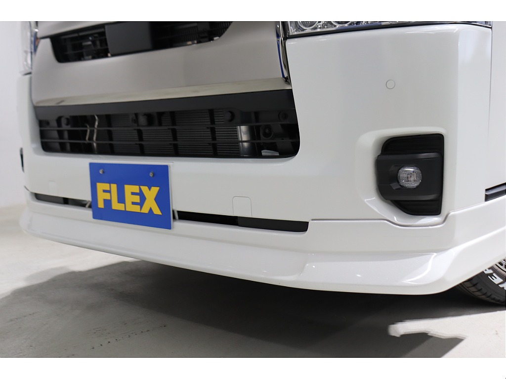 新品FLEXオリジナルフロントスポイラーを装着☆