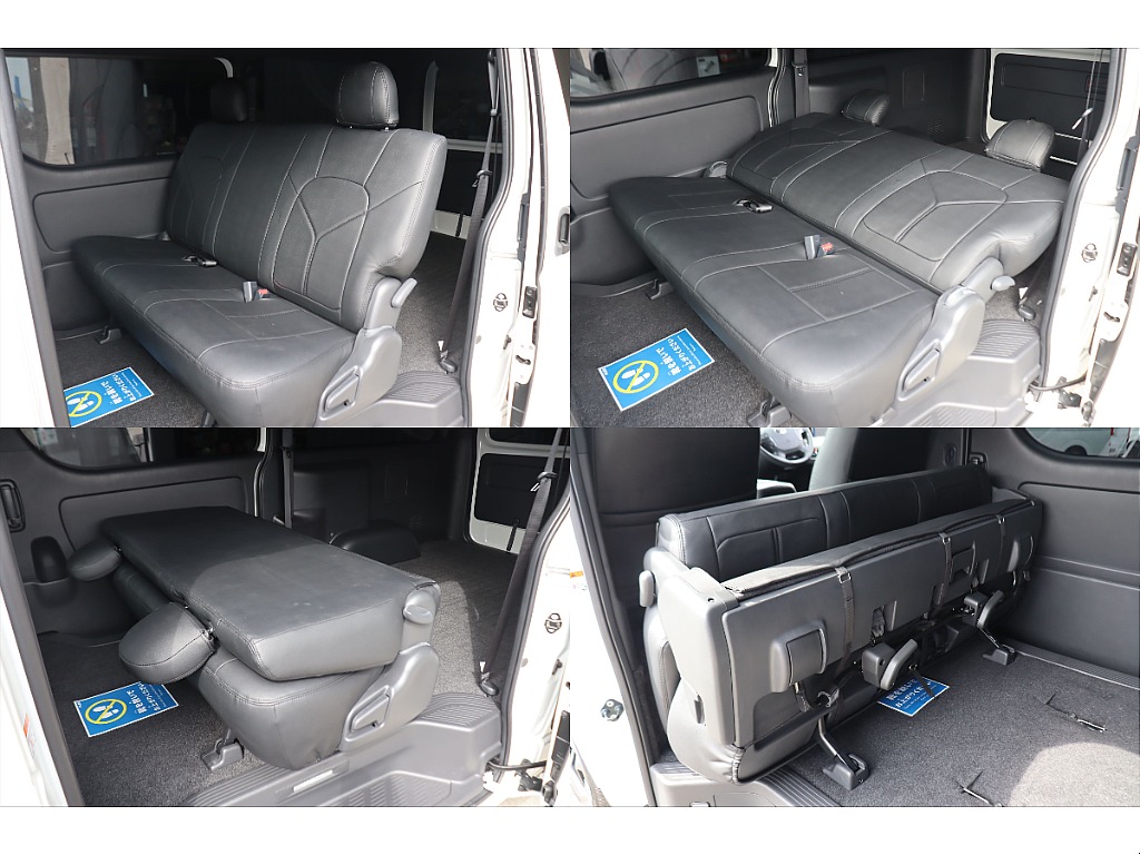 2列目にはゆったり座れる3人掛けシート☆