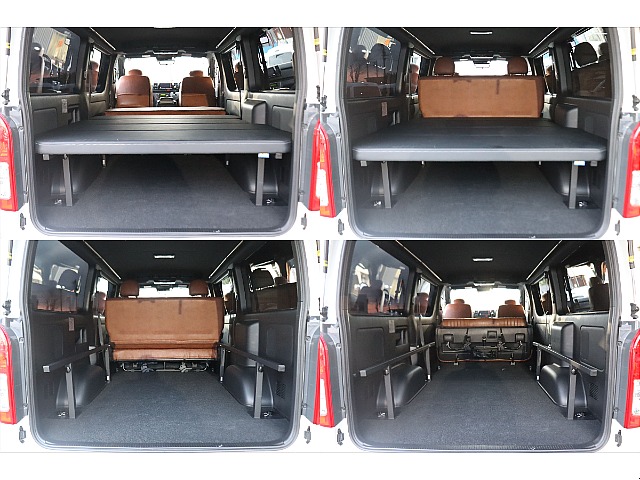 ワンタッチでフルフラット展開も可能！