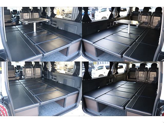 ベッド展開時の複雑なシートアレンジは不要！