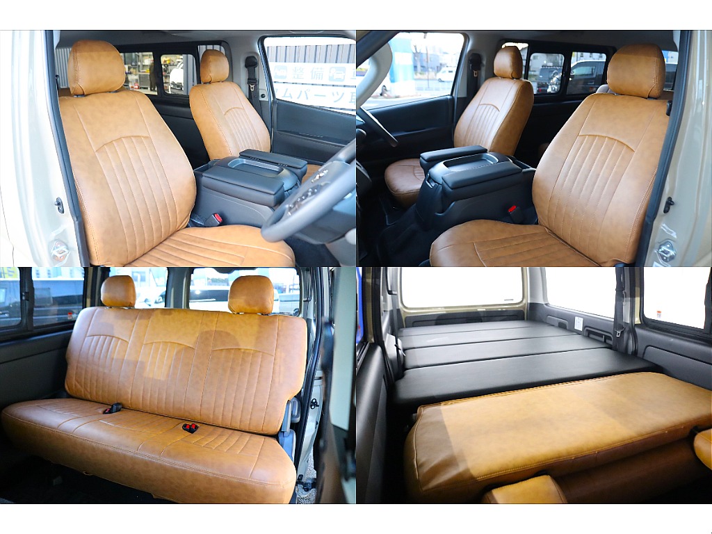 全席シートカバーでお洒落な内装を演出！