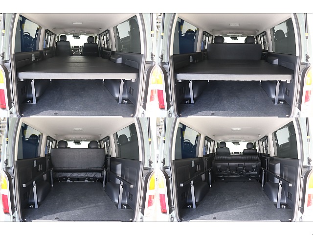 高さ調整5段階で可能な新品ベッド装着済み！