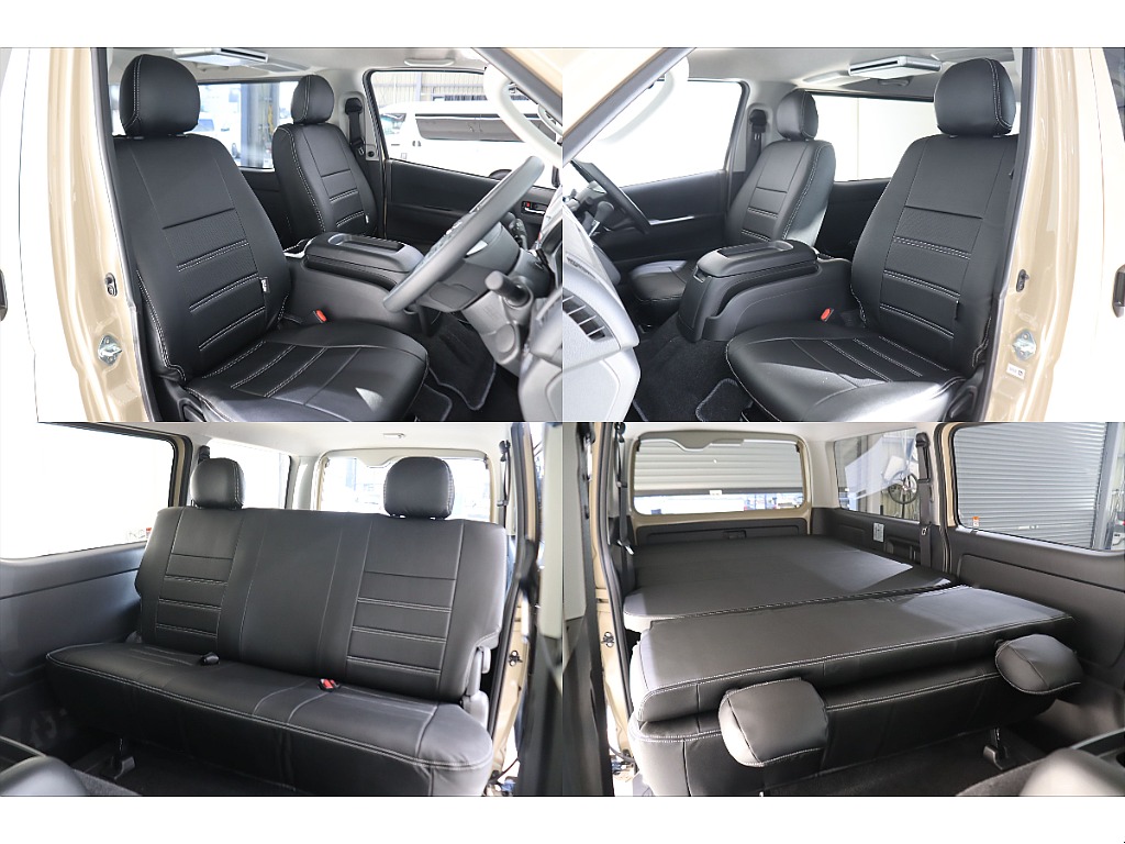 全席に新品ブラックシートカバーをカスタム☆