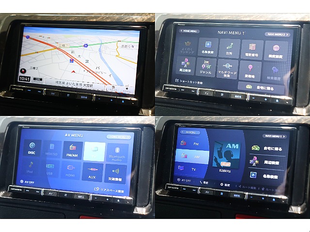 カロッツェリア製7インチフルセグナビ搭載！
