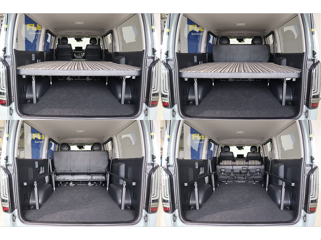 高さ調整5段階で可能な新品ベッド装着済み！