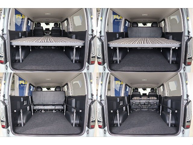 高さ調整5段階で可能な新品ベッド装着済み！