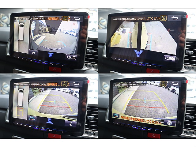 パノラミックビューモニターで死角も視認可能！