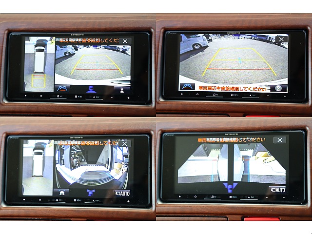 駐車時も安心なパノラミックビューモニターを完備！