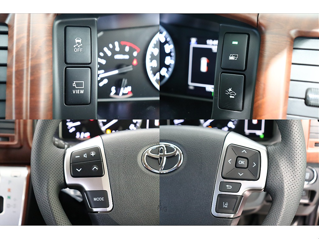 便利なステリングオーディオスイッチを完備！安全装置の設定も可能です♪