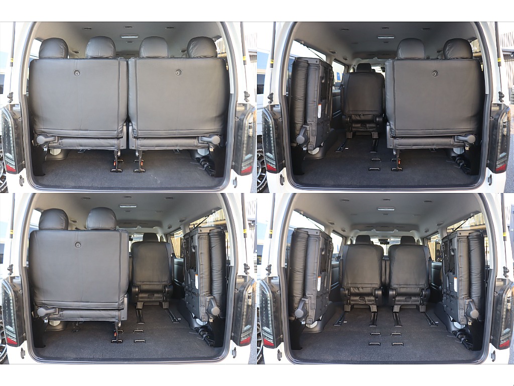 シーンに合せてシートアレンジが可能☆