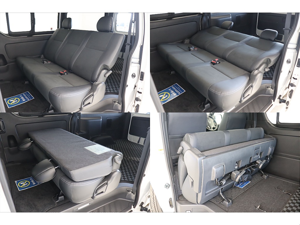 2列目にはゆったり座れる3人掛けシート☆