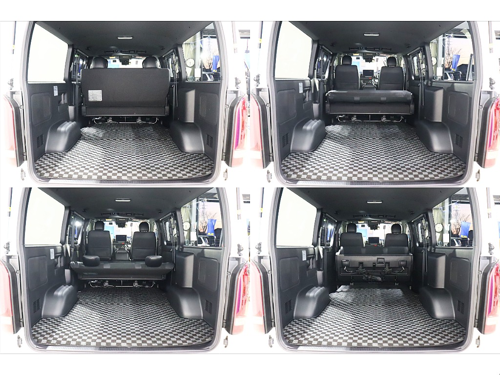 シーンに合せてシートアレンジ可能！