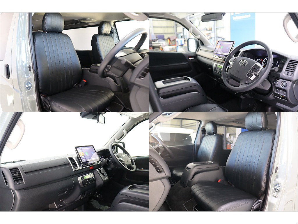 FLEXクラシックブラックシートカバーを着用済み♪