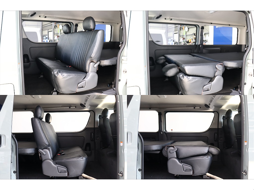 3人掛けセカンドシート！ベットキットをフラット展開が可能です♪