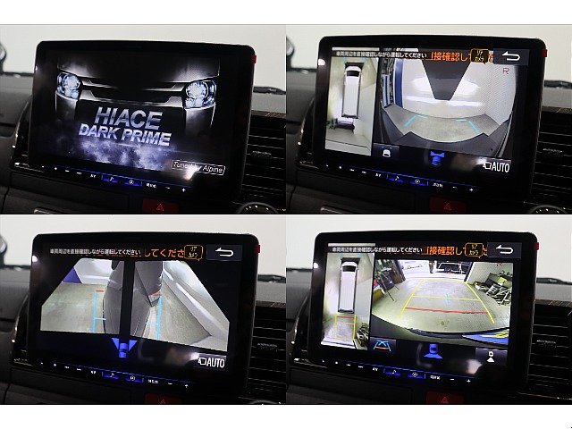 駐車時や路肩走行も安心なパノラミックビューモニターを完備！