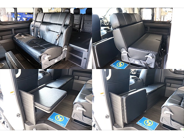 新作内装架装【ネクロス】車中泊も可能な使い勝手の良いシートアレンジ！