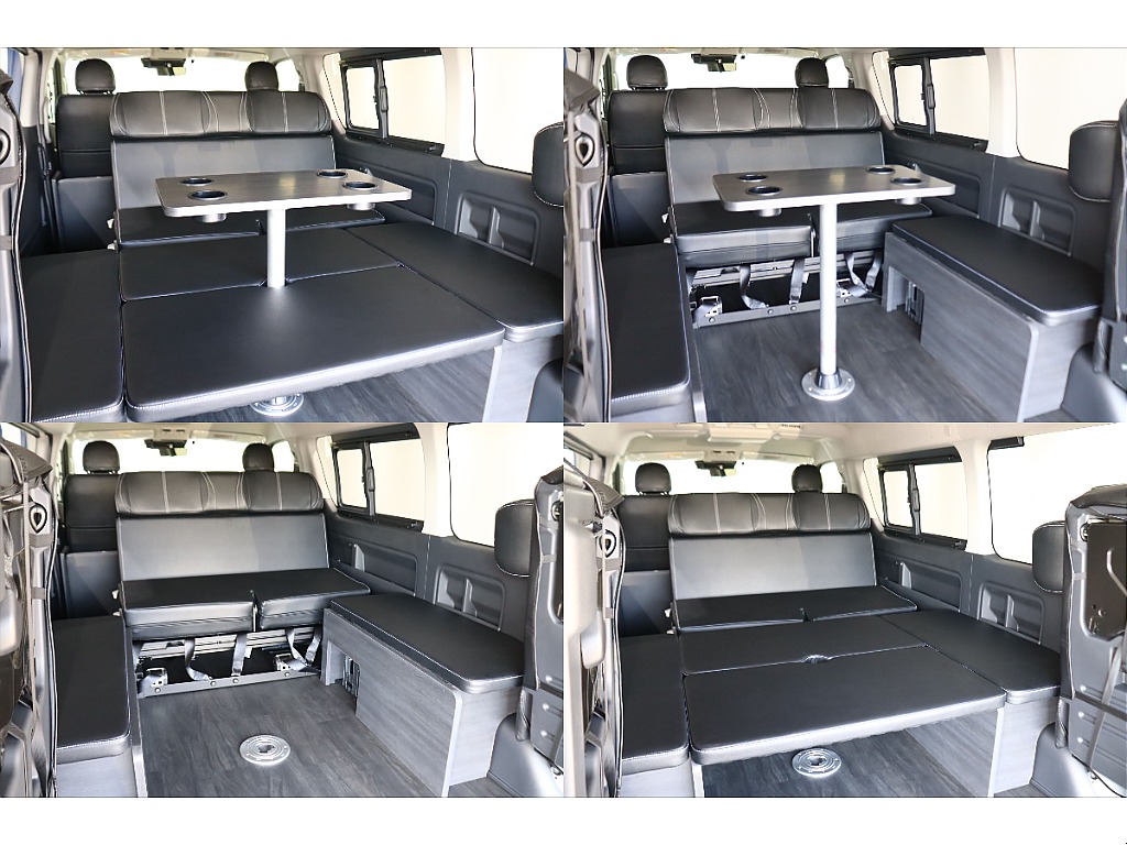 シーンに合せたシートアレンジも可能！