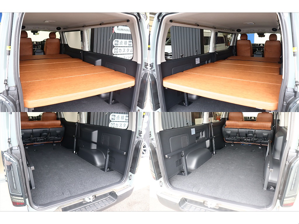 オリジナルの4分割ベッドキット完備！取り外しも楽々です☆