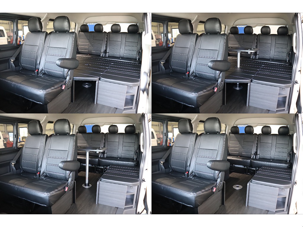 新作内装架装【familiar】車中泊も可能な使い勝手の良いシートアレンジ！