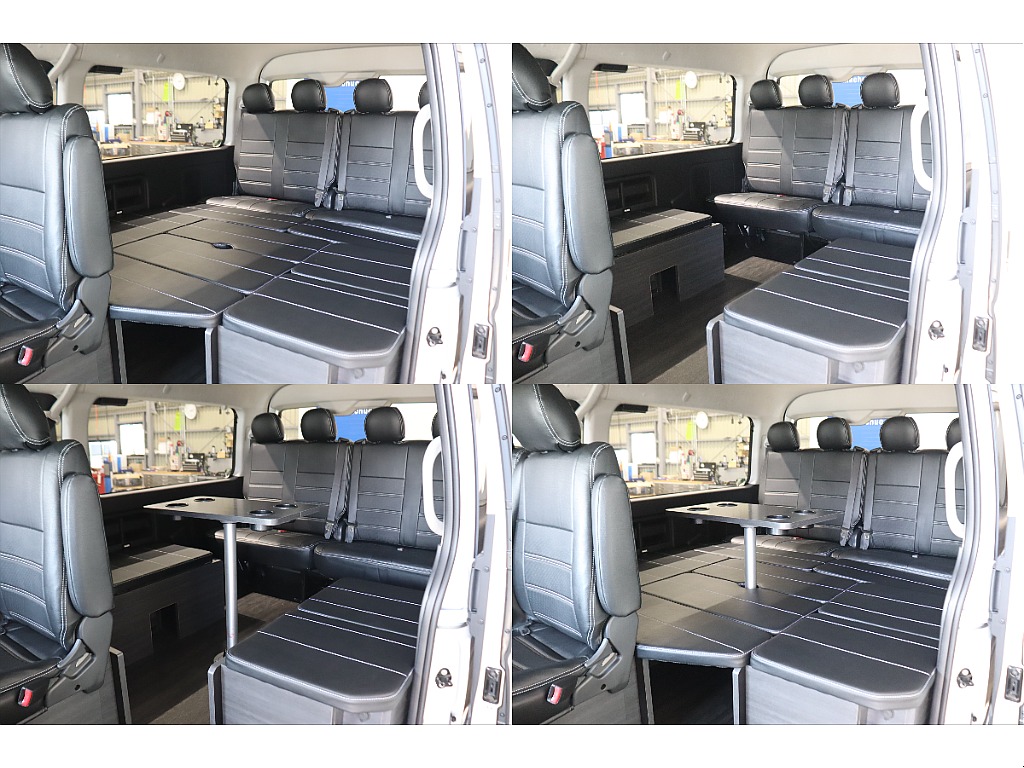 用途に合わせたシート展開が可能です♪後ろ向き対面乗車設定もございます！