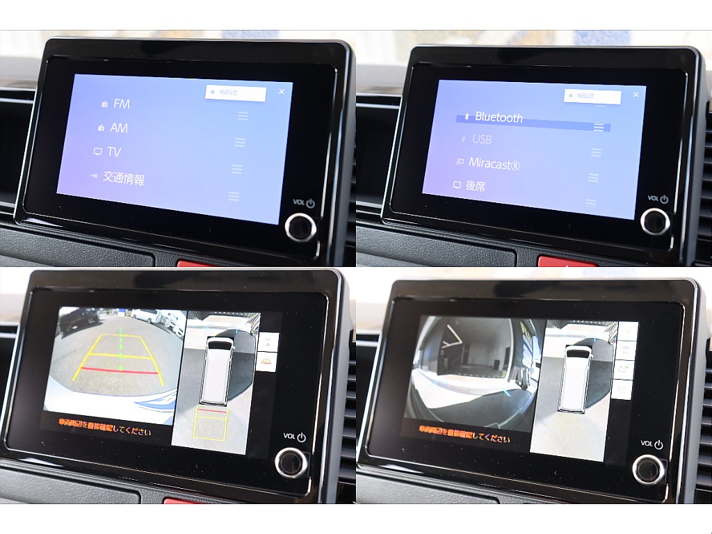 見やすい8インチディスプレイオーディオ！パノラミックビューモニターも標準装備となります♪