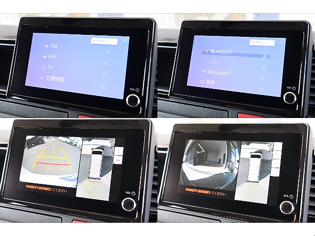 見やすい8インチディスプレイオーディオ！パノラミックビューモニターも標準装備となります♪