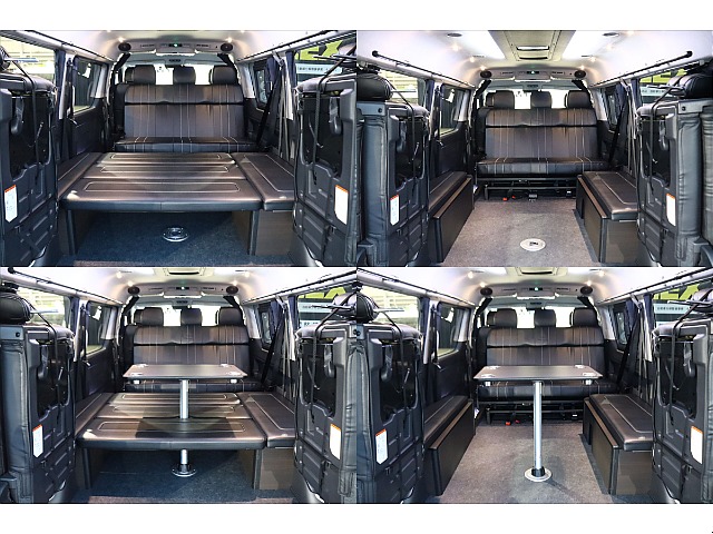 シーンに合せたシートアレンジも可能☆