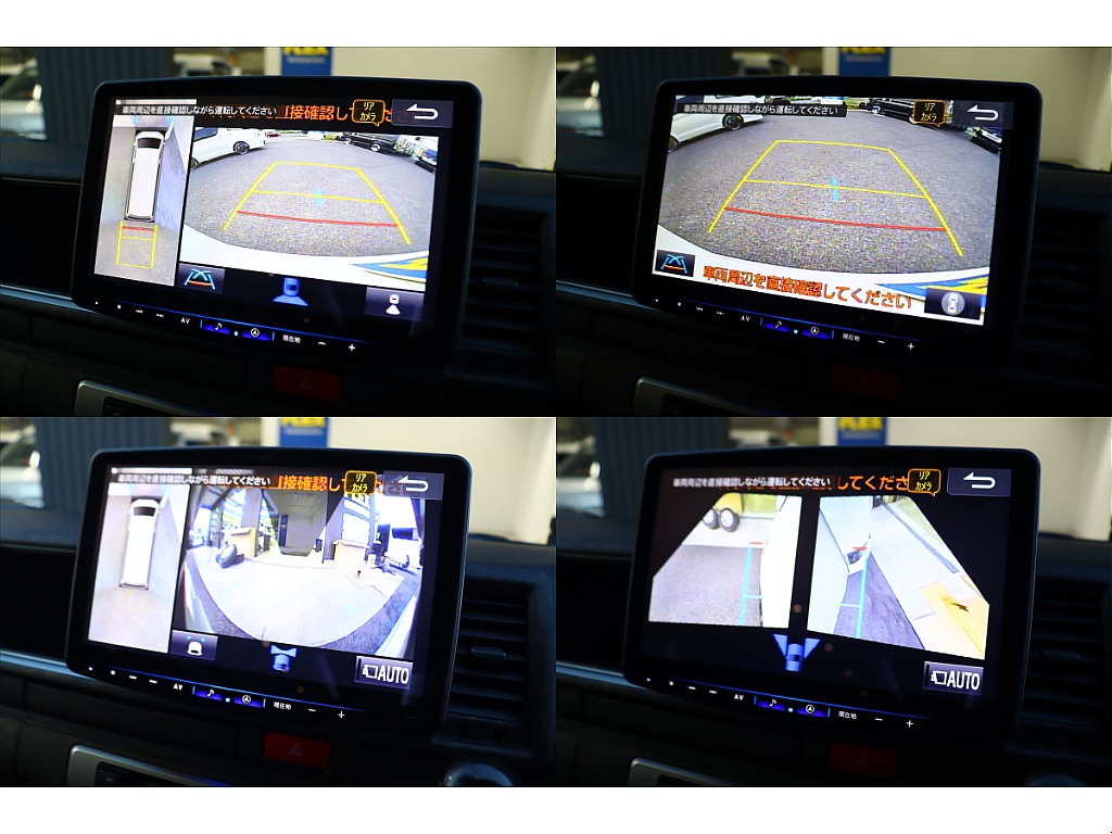 パノラミックビューモニターで死角も視認可能☆
